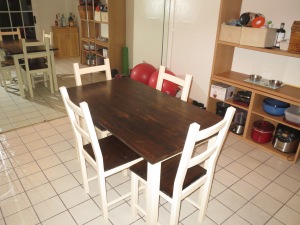 Finished Table and Chairs
